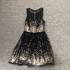 Black and gold dress M